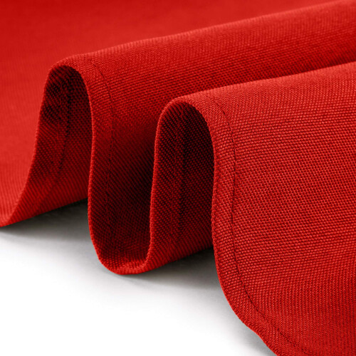 Lann's Linens - 70 x 120 Premium Tablecloth for Wedding/Banquet/Restaurant - Rectangular Polyester Fabric Table Cloth - Red 2