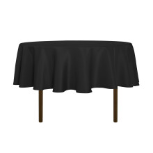 sancua Round Tablecloth - 60 Inch - Water Resistant Spill Proof Washable Polyester Table Cloth Decorative Fabric Table Cover for Dining Tables Buffet