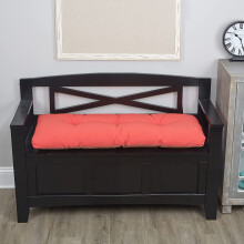 Klear vu The Gripper Omega Non-Slip Tufted Bench Pushion til indendørs møbelindgangsopbevaring Baskinvindue Corner Nook eller klaver sæde 27 tomm