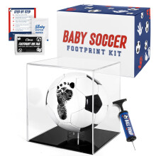 Circa Stampa Baby Soccer Soccer Handprint Kit Ink Pad per manuale e impronte - Unico baby ricordo per pap baby shower presente per nuove mamme regal