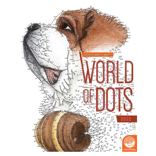 MindWare World of Dots: Hunde-Puzzle-Malbuch
