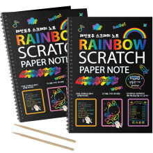 MBJRFU Scratch Art Books for Kids Rainbow Scratch Paper fr bsta gvor