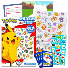 Pokmon kifestoknyvek 4-8 ??ves gyerekeknek - Csomag Pokemon-tevkenysgknyvvel puffadt matrickkal s Pokemon krtykkal Tovbb | Pokmon tevken