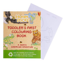 Honeysticks My First Coloring Book for Toddlers 1-3 Large Cute and Simple Images 40 Pages Fun and Educational Preschool Coloring Book for Kids