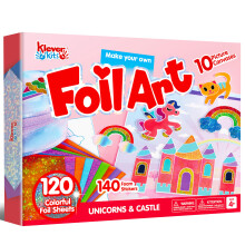 Klever Kits Foil Art Kit voor Kinderen - Creatieve Reis Speelgoed, Verjaardag Cadeaus
