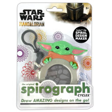 Spirograph Cyclex Clip Grogu - Disney Star Wars The Mandalorian - Baby Yoda - The Easy Way to Make Countless Amazing Designs - Rotating Stencil W