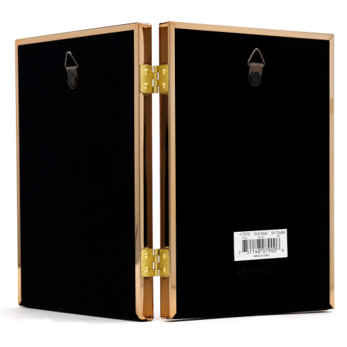 Lawrence Frames 11746D Classic Bead Picture Frame  4x6 Double  Gold 2