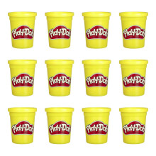 Play-Doh Bulk 12-Pack of Yellow Non-Toxic Modeling Compound 4-Ounce Cans