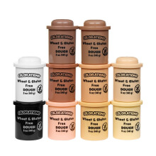 Colorations Bza- s glutnmentes sznek Like Me Dough - 10 szn (5 uncia mindegyik) | Nem mrgezo jtktszta tmeges szenzoros kszlet Party Favors