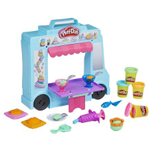 Play-Doh Kitchen Creations Ice Cream Truck Toy Playset fr Kinder 20 Spielen Kchenzubehr 5 Farben Vorschule Spielzeug fr 3 Jahre alte Mdchen