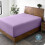 Bare Home Ultra-Soft Microfiber 24 Tommer Ekstra Dyb Pocket Fitted Sheet Queen - Lavendel 3