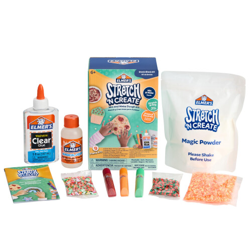 Elmers Stretch 'N Create Dough Kit 3 jtkmd Snack Shack Kit 9 Count