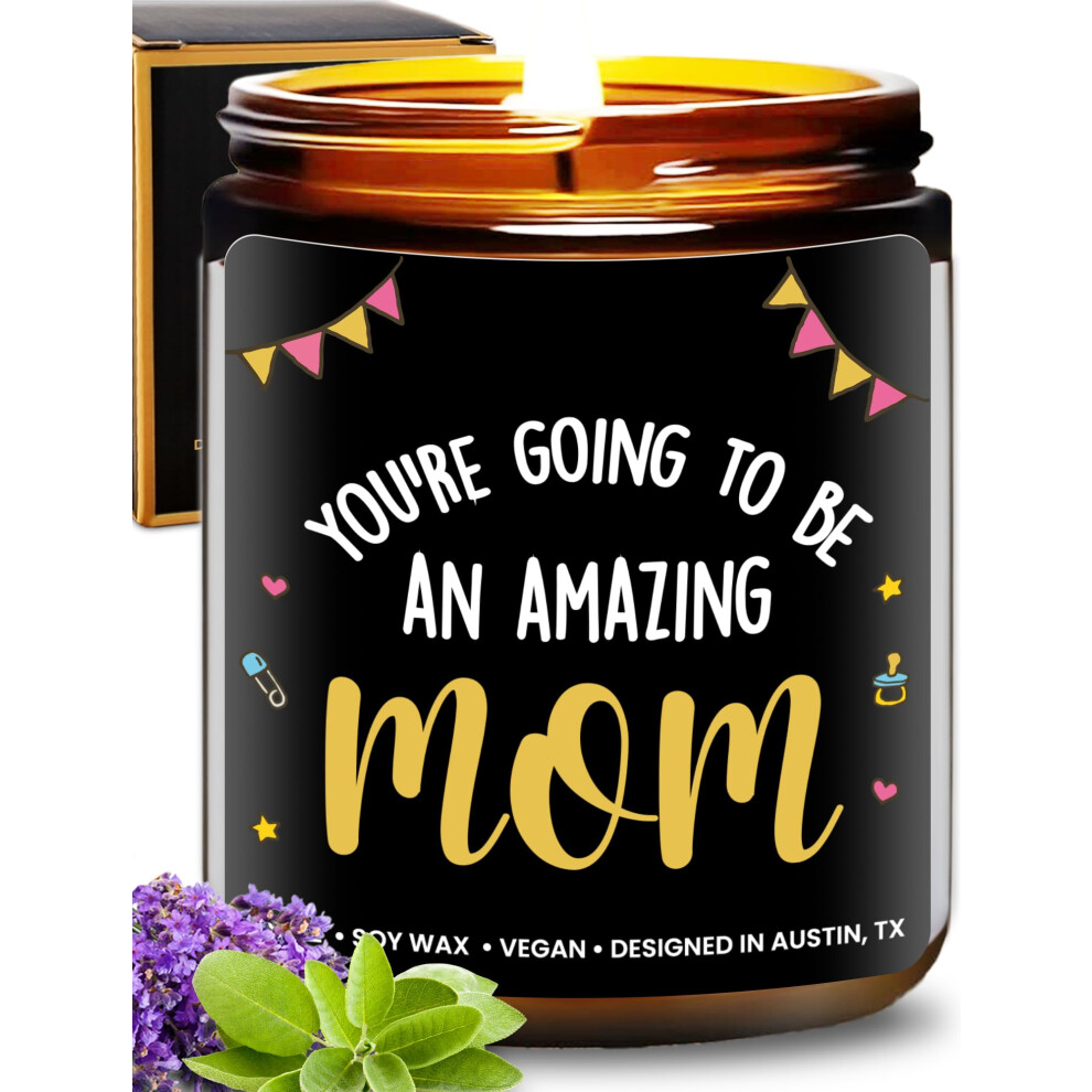 Amazing New Mom Candle  Mother's Day Gifts for New Mom  Thoughtful Pregnancy and New Mom Gifts Women  First Time Mom Gifts Ideas  Pregnancy Gifts for-image-OPC-PFNRSJX-NEW