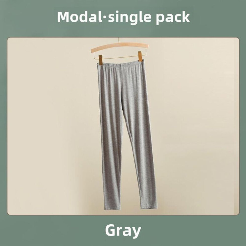 (gray, XXL (165-200 jin)) "women's Modal Autumn Trousers, Body-shaping Cotton Elastic Pants, Large-size Sports Yoga Warm Underwear