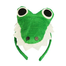 Animal Pandeb?nd Plys Fest Hovedstykke H?rb?jle Fest Cosplay Kostume Rekvisitter - Krokodille