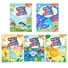 YPLUS Paint with Water Books for Toddlers Watercolor Painting Paper for Kids Ages Art Craft Gift for Drawing with Brush Christmas Stocking Stuf