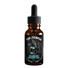 Badass Beard Care szakllolaj frfiaknak szrfs illat 1 uncia 100%-ban termszetes s bio lelmiszer-minosgu sszetevok puhtjk a hajat s hid