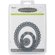 Darice Embossing Essentials Dies Aflang d?kkeservietramme 3-pak