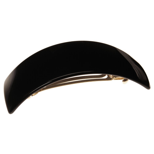 France Luxe Rectangle Volume Barrette - Black