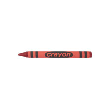 Lucky Art 80 Count Single Color Crayons Bulk Pack - PUNAINEN yksivδrinen vδrikynδtδyttφ - Normaalikokoiset vδriliidut (5/16"""" x 3-1/2"""")