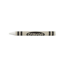 Lucky Art 80 Count Single Color Crayons Bulk Pack - VALKOINEN yksivrinen vrikyntytt - Normaalikokoiset vriliidut (5/16"""" x 3-1/2"""")