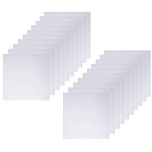 Sovenny 20 stykker 7 Mil Square Mylar Sheet Blank Stencils 6? 6 tommer skabeloner til Cricut- og Silhouette -maskiner
