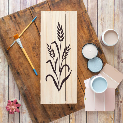 Wheat Stencil - Small Bread Stencils Surdegs Stencil Wheat Stencil Brd Stencil Wheat Stencils 2