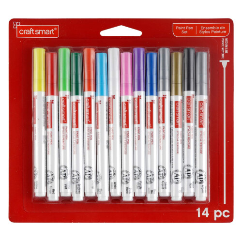 Craft Smart 14 piece Paint Pen Set 2