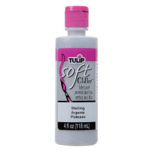 TULIP Soft Paint 20412 Sfp 4Oz Trblietav    farba Sterling 4 unce 4 fl oz