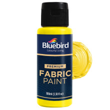 BLUEBIRD Stoffenverf Citroengeel 3,4 fl oz Permanente stoffenverf voor kleding, meubelstoffering