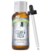 Gode ??essentielle 30 ml olier - ren og frisk duftolie - Hjem Essentials - Tilføj til køkken/hjem/gulv eller tæpperenser - 1 fl oz 30ml - rengøri