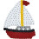 Hama Hama Beads 2053 4K Perlen und 3 Stiftplatten in Dose, Gr   n 4