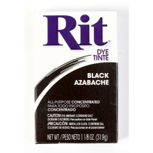 Rit Dye Powder Dye 1-1/8 onas preto, pacote com 10