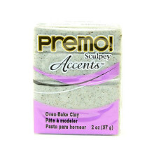 Sculpey Premo Premium Polymer Clay Grey Granite 2 oz. [Balen po 5]