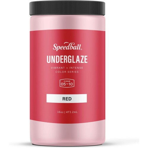 Speedball Underglaze Red 16 Ounce Jar 1
