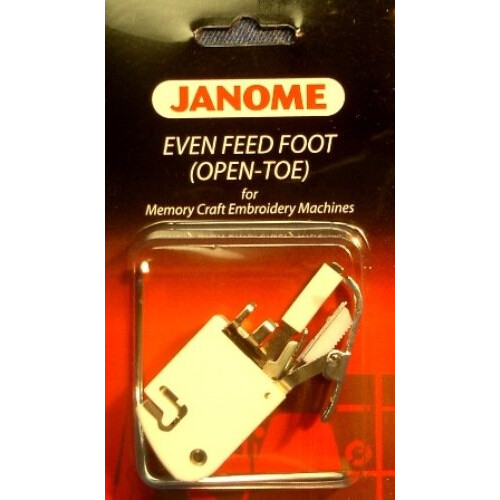 Janome Janome Even Feed Fod (?ben t?) Memory Craft broderimaskiner