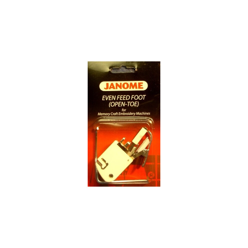Janome Even Feed Foot (Open Toe) Memory Craft Embroidery Machines