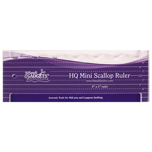 HQ Mini Scallop Ruler