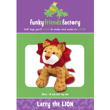 Patr   n de costura de Larry Lion para FUNKY FRIENDS FACTORY