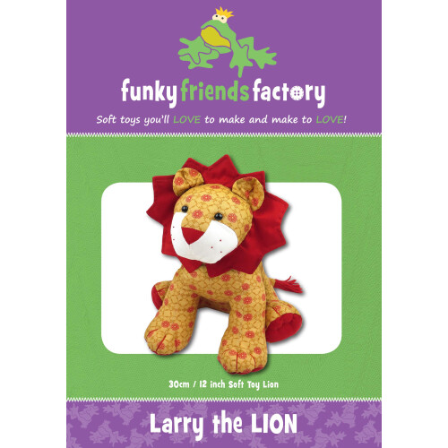 FUNKY FRIENDS FACTORY Larry Lion Sewing Pattern