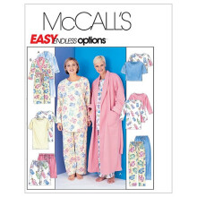 McCall's Patterns M3370 Misses' Robe med bindeb?lte Tunika Topbukser og shorts st?rrelse Y (XSM-SML-MED)