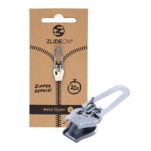 ZlideOn lynl?sudskiftning - 1 stk S?lv Normal (L) - ?jeblikkelig lynl?sudskiftningsskyder til metallynl?se