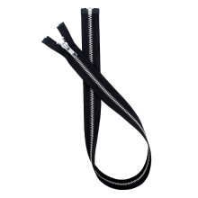 YKK 30"" Jackenreiverschluss ~ YKK #5 Aluminiummetall ~ Mittelschwerer YKK-Reiverschluss ~ Teilbar ~ Schwarz (1 Reiverschluss) Hergestellt in den U
