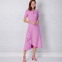 New Look Sewing Pattern N6655 Misses' Dress in Two Lengths with Sleeve Variations  A (6-8-10-12-14-16-18)  Various