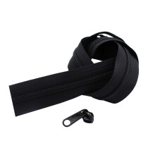 YKK - Ritsreparatieset Oplossing YKK #8 Nylon spiraalkettingrits Zwaar gewicht Made in USA - 1 Yard/Pack Plus 1 YKK #8 Coil Long Pull Slider - Kleur