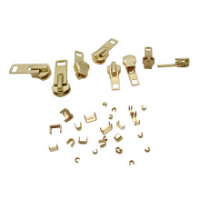 Reiverschluss-Reparaturset-Lsung YKK, 8 Sets Auto-Lock-Schieber, sortiert, 2 von #5, 2 von #7, 2 von #8 und 2 von #10, inklusive oberer und unterer
