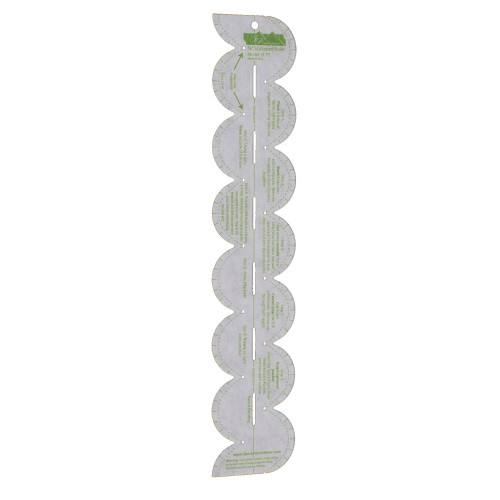 3/4 """" Skallopet lineal Quick Points Lineal
