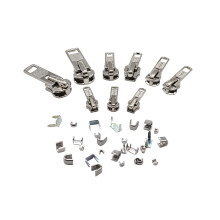 ZipperStop Grohandel Reiverschluss-Reparatur-Set, Lsung, 9 Sets, YKK-Auto-Lock-Schieber, sortiert, 3 von #3, 2 von #5, 2 von #7 und 2 von #10, i