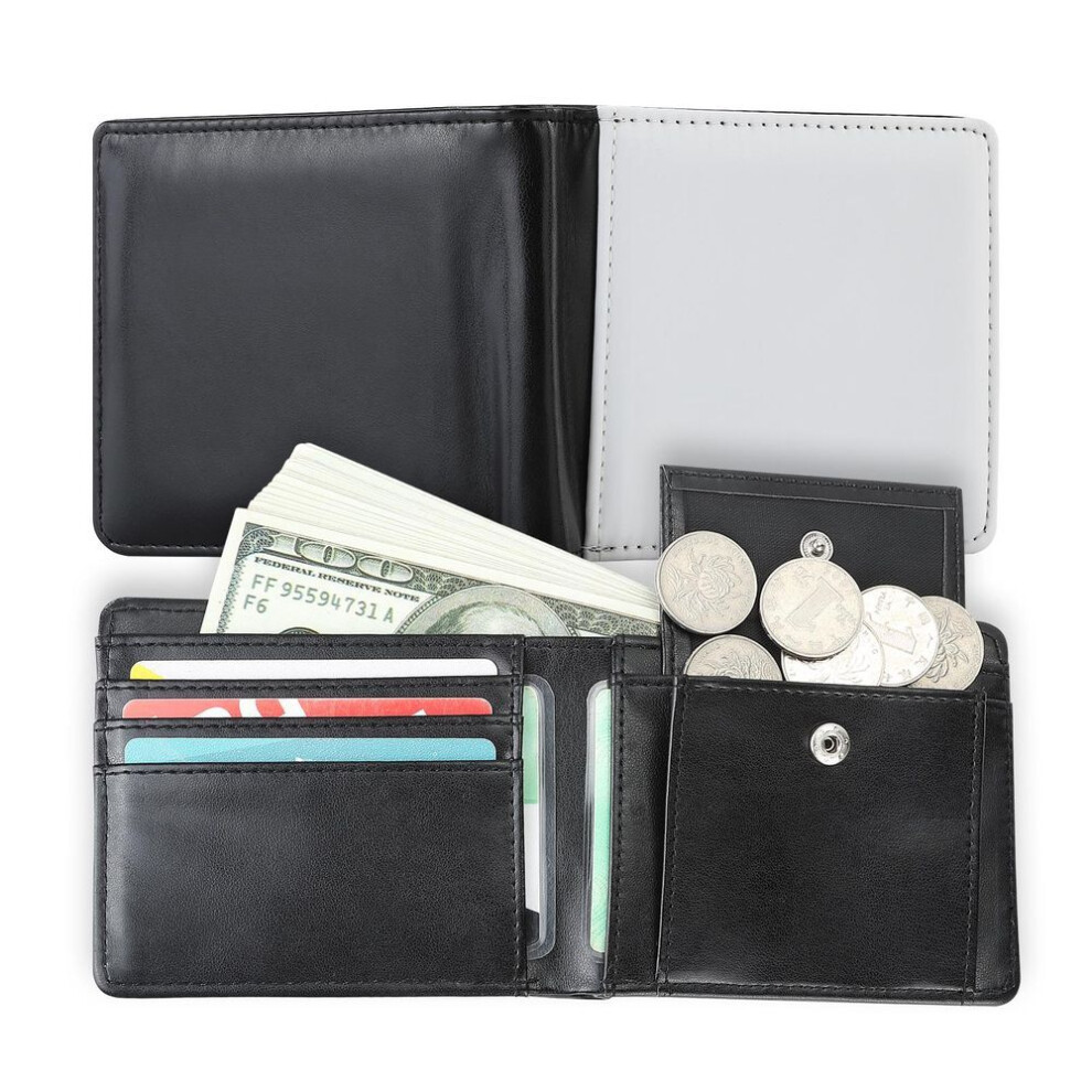 Sublimation Blank Men's Wallet With Coin Pocket