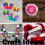 Playfulness Ever After Creme Crculos de feltro artesanal esbranquiado (4 polegadas - 19 unidades) 3